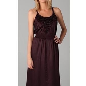 Rebecca Taylor Beaded Tank Midi Dress